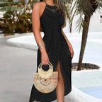 BELLA LACE CROCHET MAXI DRESS