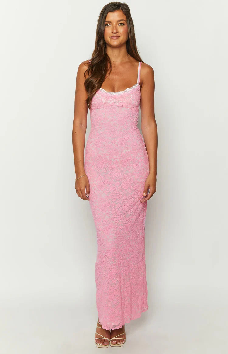 Grace Lace Overlay Dress