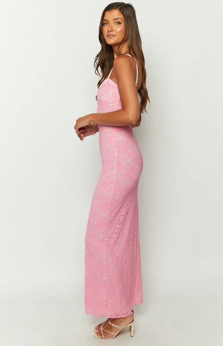 Grace Lace Overlay Dress