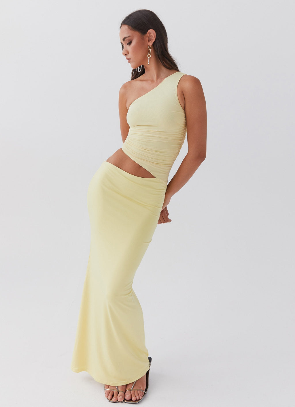 Aria One-Shoulder Maxi Dress