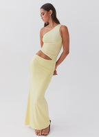 Aria One-Shoulder Maxi Dress