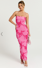 Elle floral maxi dress