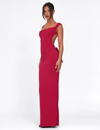 Allure Open-Back Evening Dress