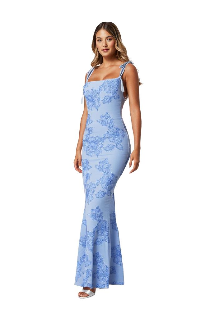 Elle floral maxi dress
