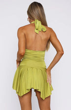 Flirt Halter Mini Dress